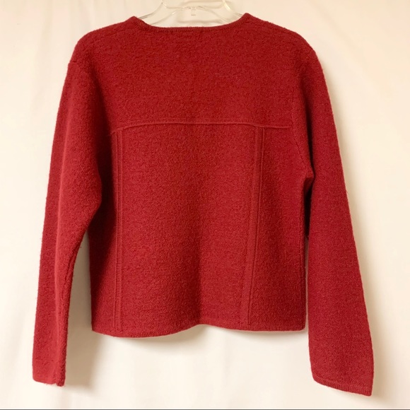 Pendleton Vintage Cardigan Red Button Up - Picture 7 of 7